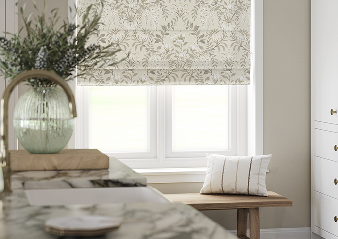 Laura Ashley Parterre, Natural - Roman Blind - Image 5